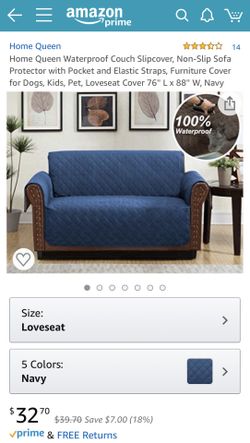 Couch slipcover