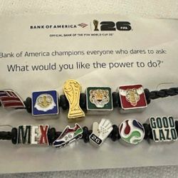 FIFA World Cup charm bracelets