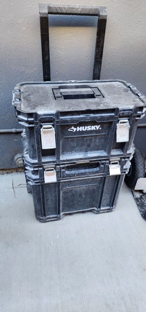 For Sale: Husky Rolling Tool Box (3-Piece Stackable Set)