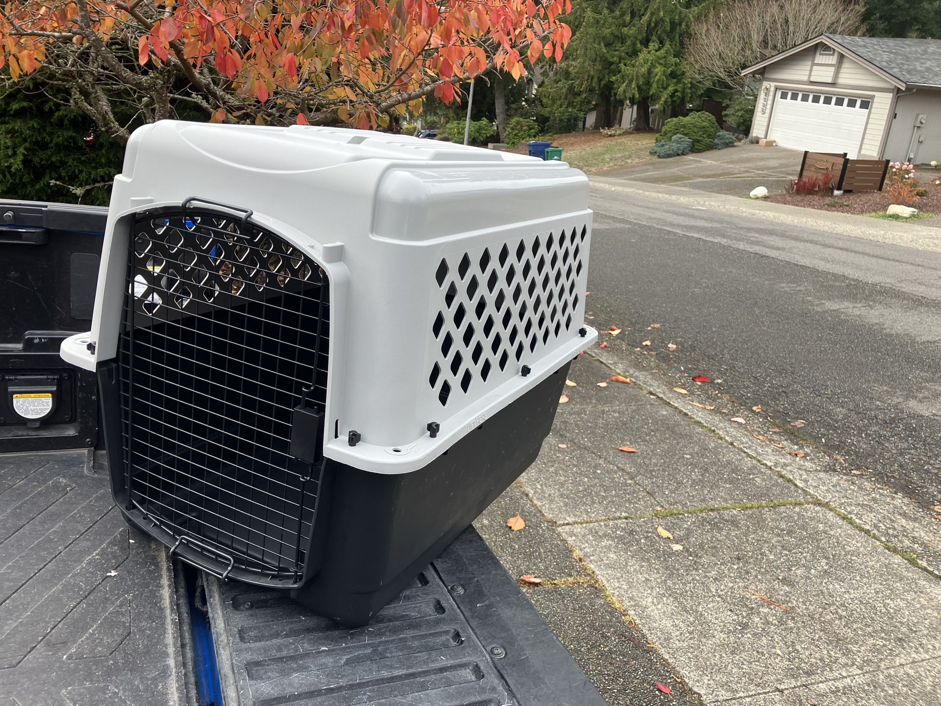 Medium Dog Kennel Crate Carrier Airline Approved like New 32”L by 20” W by 24”