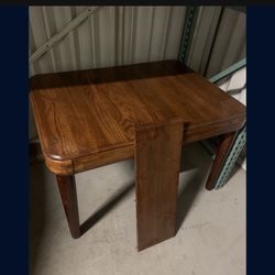 Antique Dining Table With Leaf