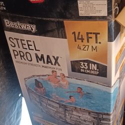 14'x33" above ground pool**used once**