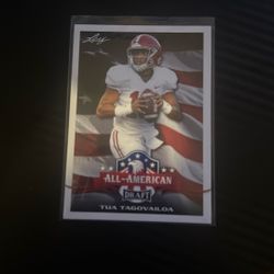 Tua Tagovailoa Rookie Draft Card 