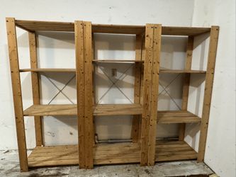 Wooden Storage Shelves