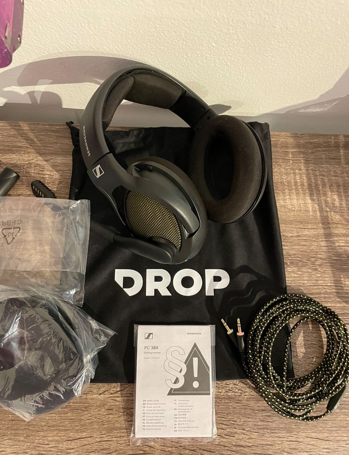 DROP + EPOS Sennheiser PC38X YELLOW GAMING HEADSET