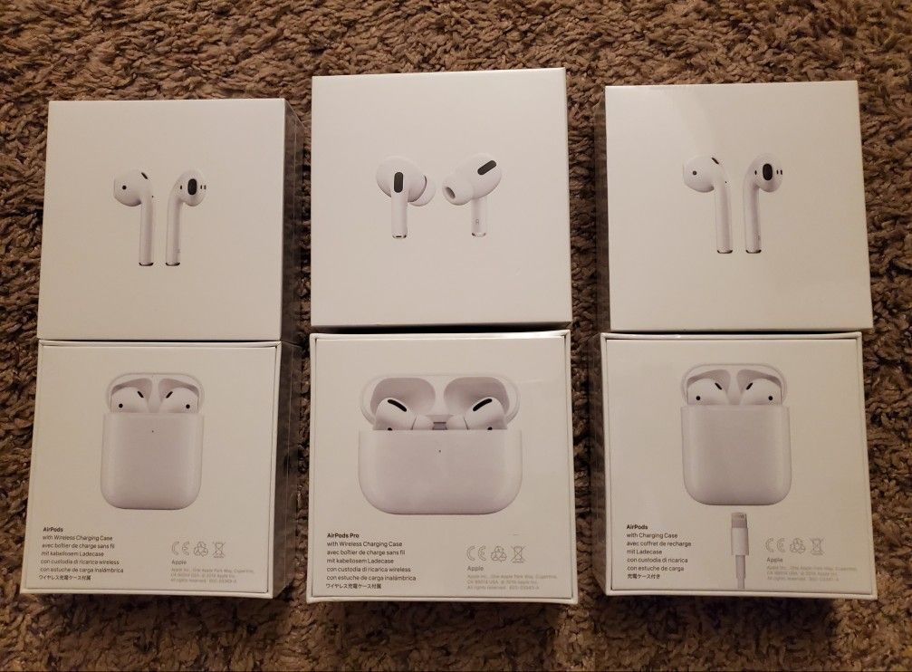 Apple Airpods 2nd generation and Airpod Pro