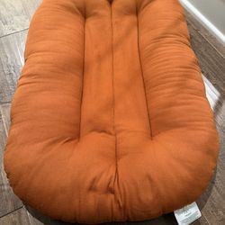 Snuggle Me Organic Pillow In Rust Color With Bag