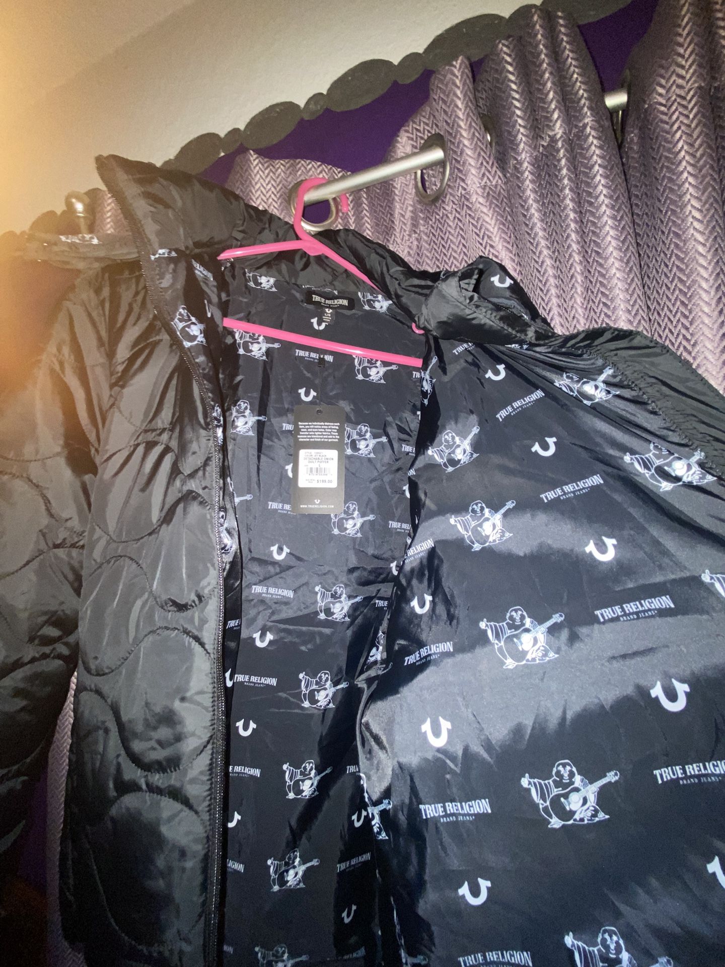 Mens True Religion Puffer Jacket