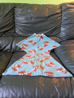 Zipadee-Zip Fleece Foxes Small Transition Away From Swaddle