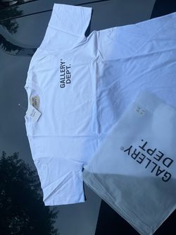 Gallery Dept. White Logo T-Shirt Size M