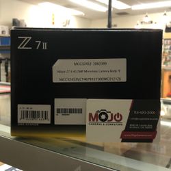 Nikon Z7II 45.mp Mirrorless Camera Body Ff