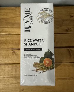 LUVME CARE Rice Water Shampoo Biotin Infused 10 fl oz
