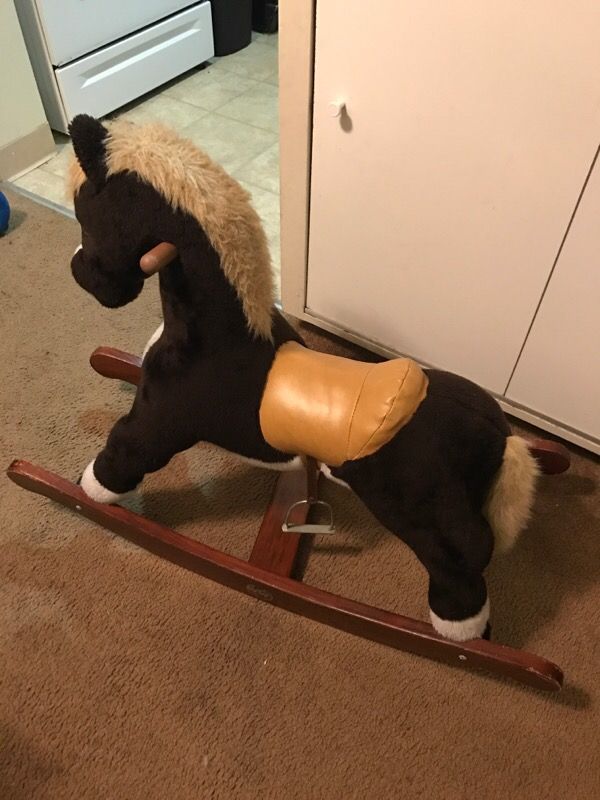 Gygy plush rocking horse