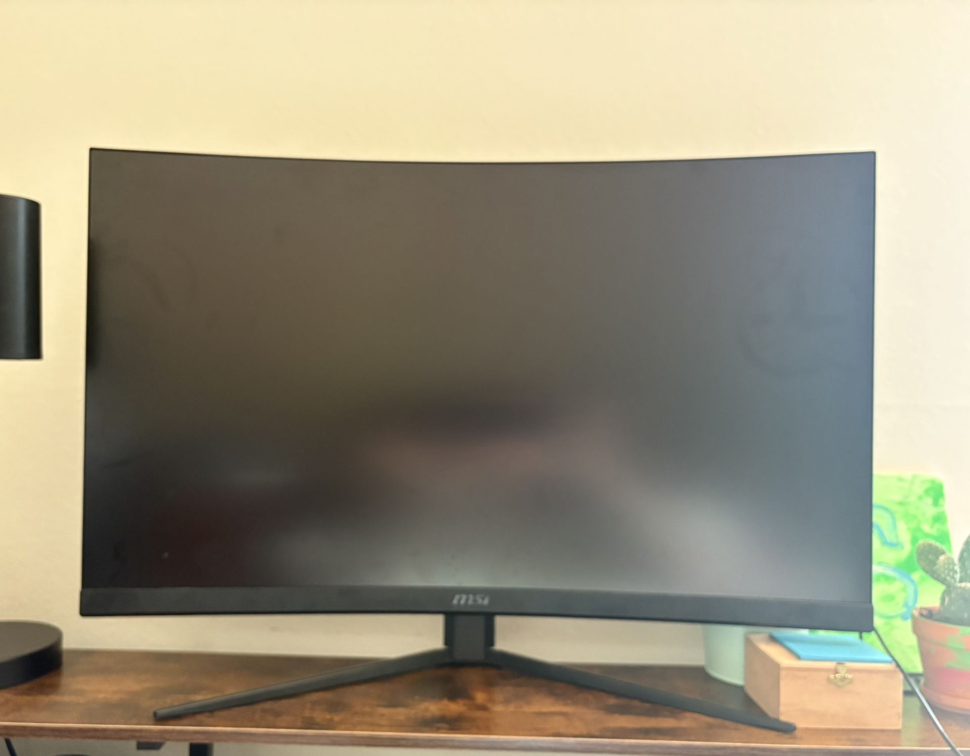 Curved monitor - Missing Power Cord