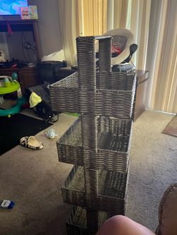 4 cubbies grey