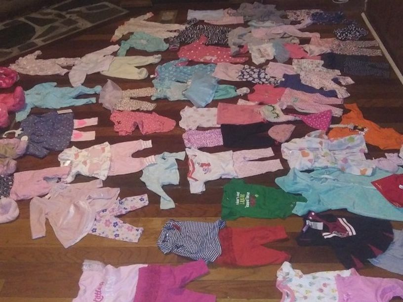 Baby Girls Clothes Aize 0 To 3 months(85 Items) Other Sizes Available Girls And Boys