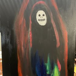 Chubby Reaper. Acrylic On Canvas