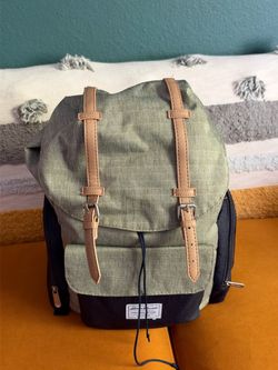 Eddie Bauer Canvas Diaper Backpack