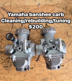 Yamaha banshee carb service