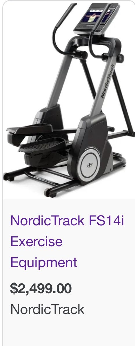 Nordictrack Elliptical Brand New In Box