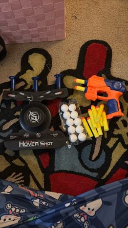 Hover shot soft foam ball for nerf guns