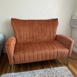 Velvet Loveseat Sofa