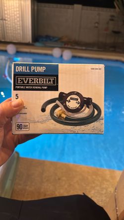 Ever Built Drill Pump, Portable Water Removal Pump
