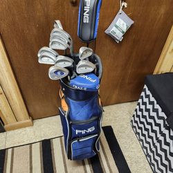 Ping Golf Clubs, Irons, Woods, Putter,  And Bag