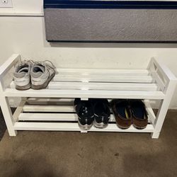 White Shoe rack