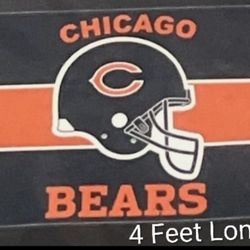 NFL Chicago Bears Team Flag 3 ft X 4 ft with 2 Grommets on the side Wincraft Brand New Sealed