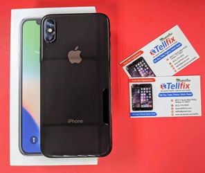 iPhone X. 64GB. Factory unlocked 🔓 Like new condition 🎁 With warranty 🧾