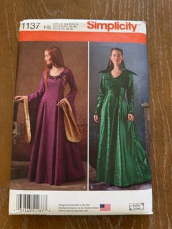 Costume Simplicity pattern