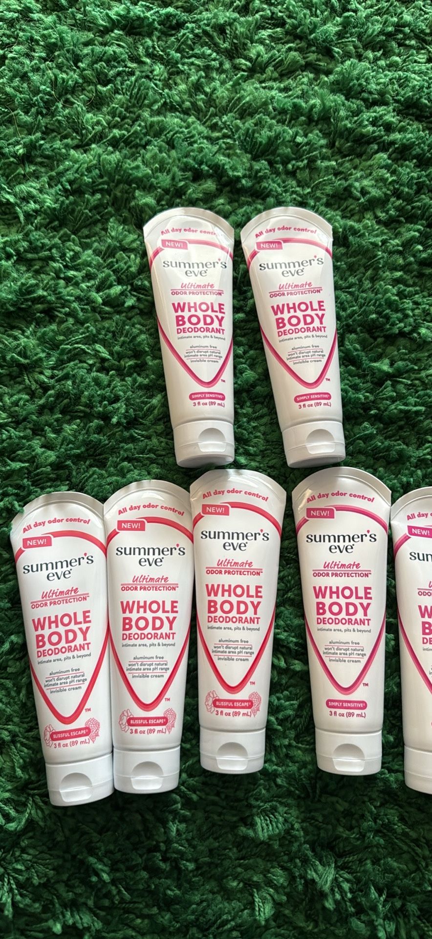 Summers eve whole body deodorant 3 for $12