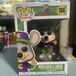 Funko Pop Ad Icons Chuck E. Cheese’s #186 Retro Vaulted