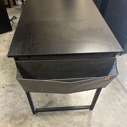 KS #080209 Cubiker - Computer desk for home office, ideal as a studio desk or laptop table, simple, modern style, with storage bag