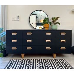 Refinished Mid Century Modern Dresser | Sideboard 