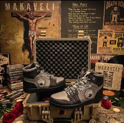 Custom Makaveli Shoes aka Tupac
