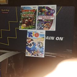 3 Nintendo Wii Games