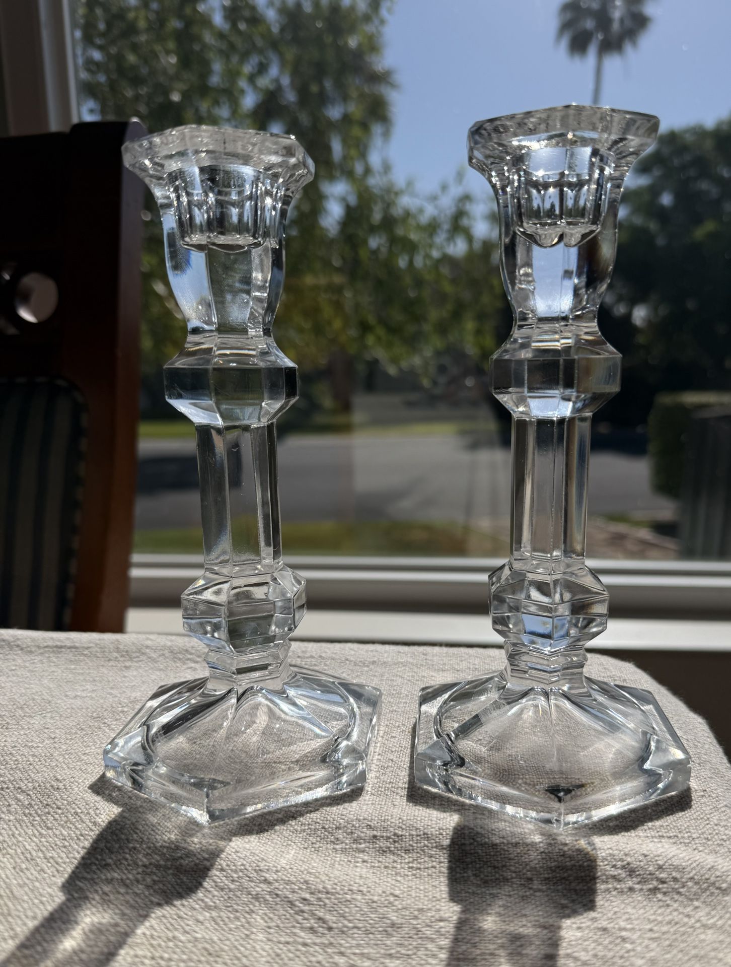 Glass Candle Holders 