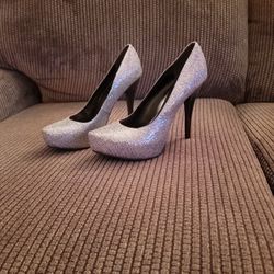Beautiful Silver High Heels
