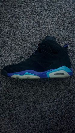 Jordan 6 retro black and purp aqua