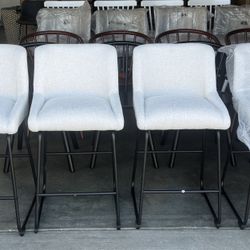 Set Of 4, Counter Height Stools