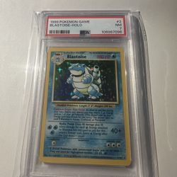 Pokemon PSA 7 Base Set Blastoise Holo