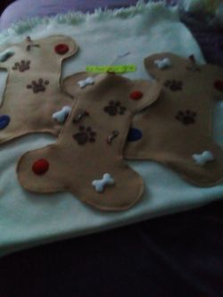 New-handmade dog bone bags