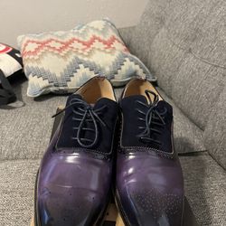 Gino Vitale, Dress Shoes, Purple, Size 12