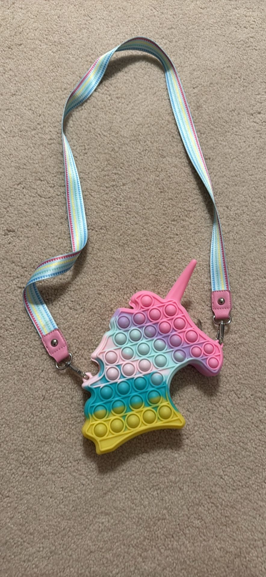 Unicorn Purse Cross Body Popper