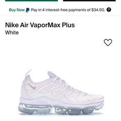 Men’s Nike Vapor max White