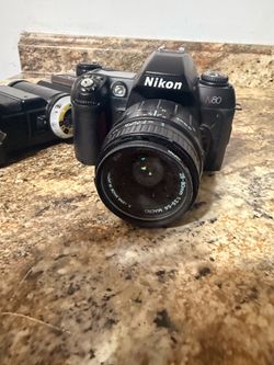 Nikon N80 with flash