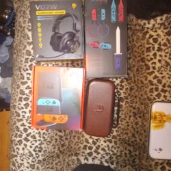 Nintendo switch and accessories in games