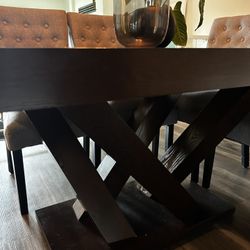 Solid Wood Dining Table 